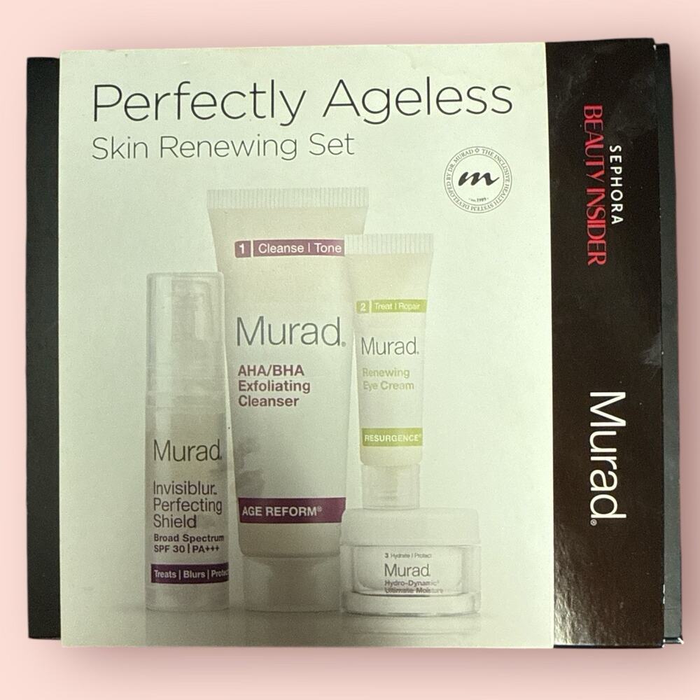 Murad AHA/BHA Exfoliating Cleanser Renewing Eye Cream Hydro-Dynamic Ultimate